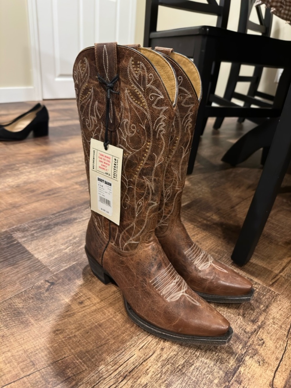 Idyllwind Brown Embroidered Western Heeled Boots